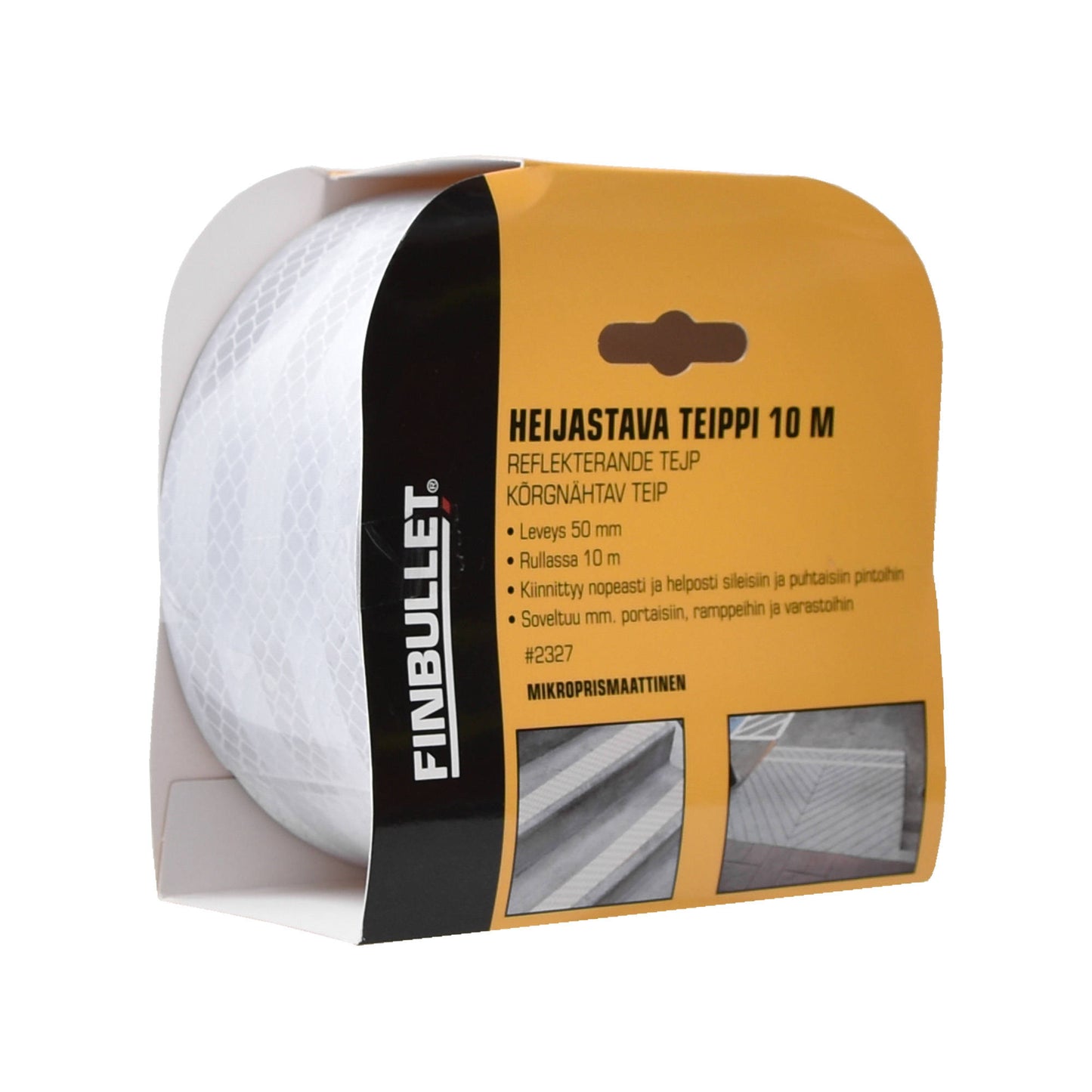 Reflective tape 50 mm x 10 m microprismatic