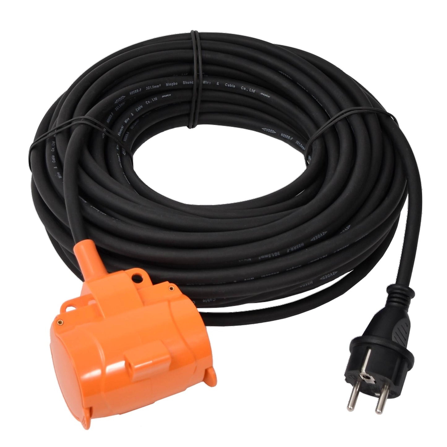 Kempten Extension cord 20 m, 3 x 1.5 mm², 2-part