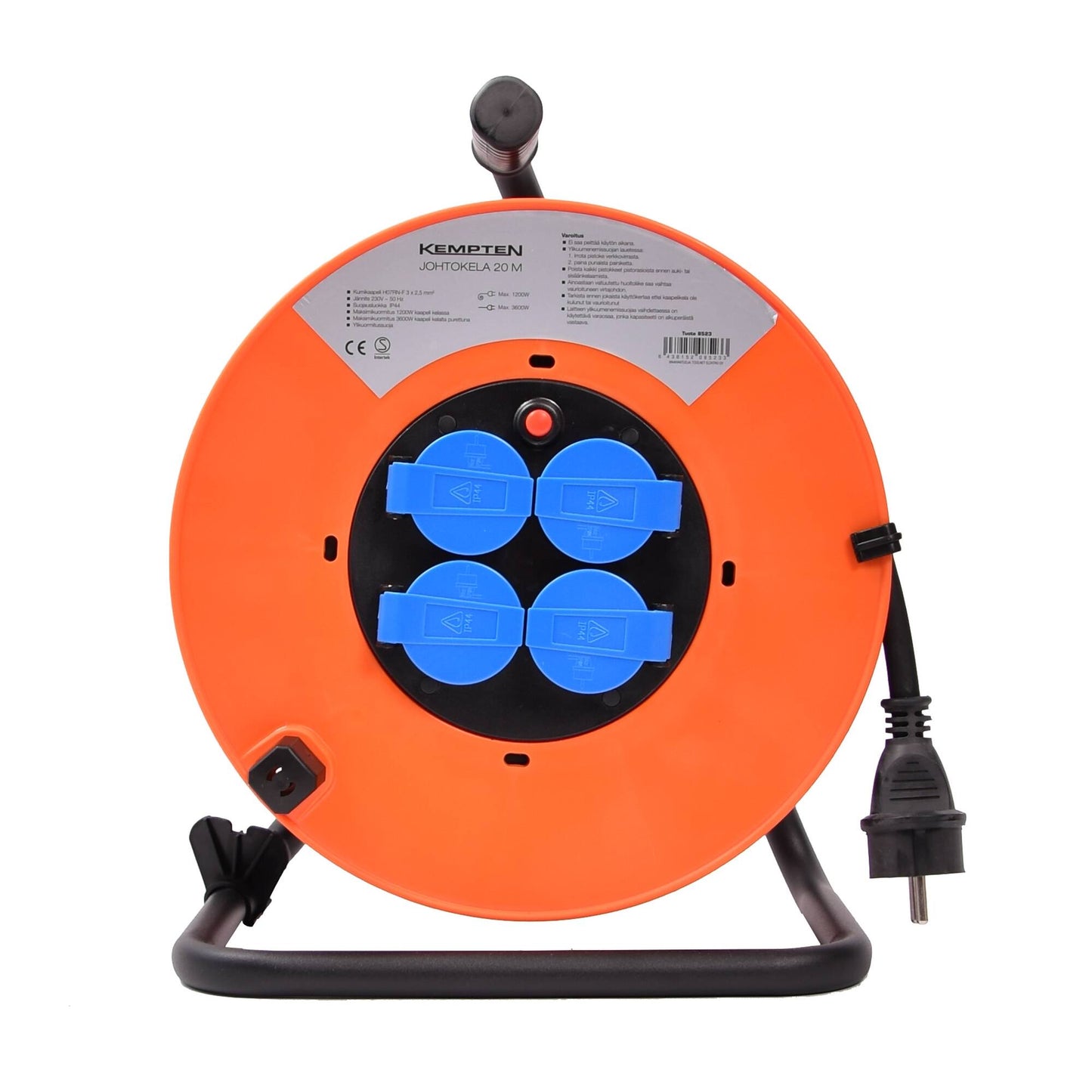 Kempten Cable reel 20m, 3x2.5mm²