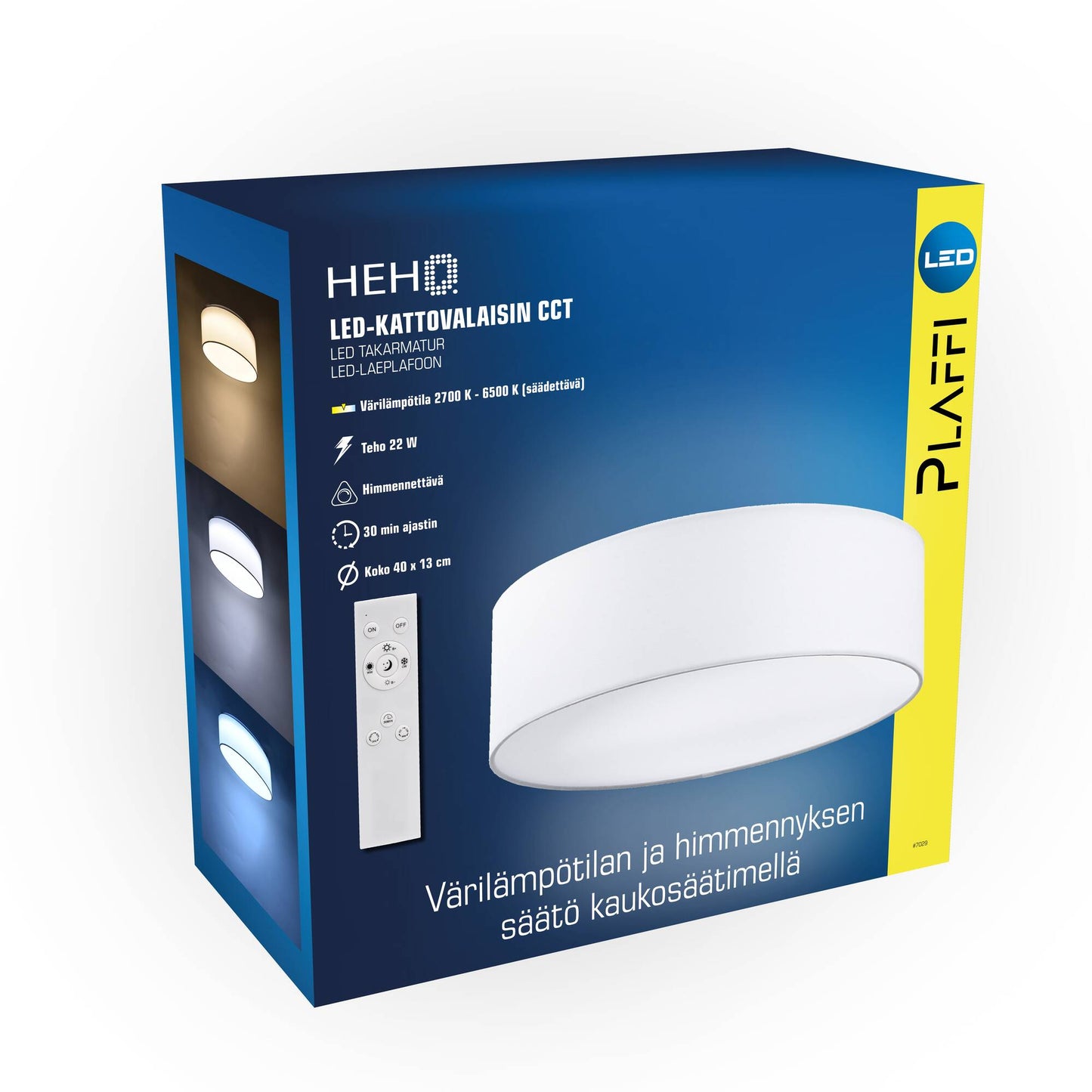 PLAFFI LED kattovalaisin CCT
