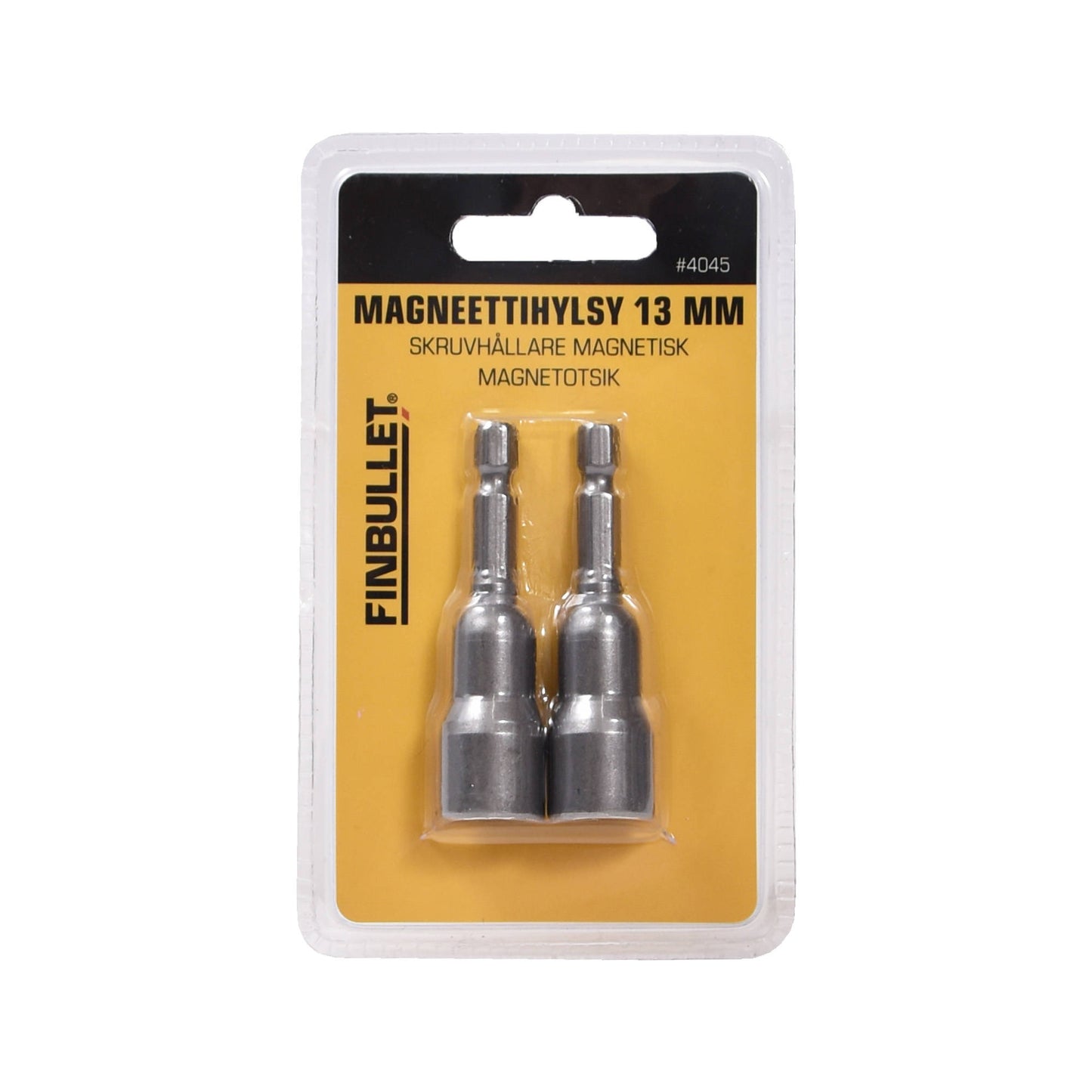 Magnetic socket 65mm 13mm 1/4" 2 pcs