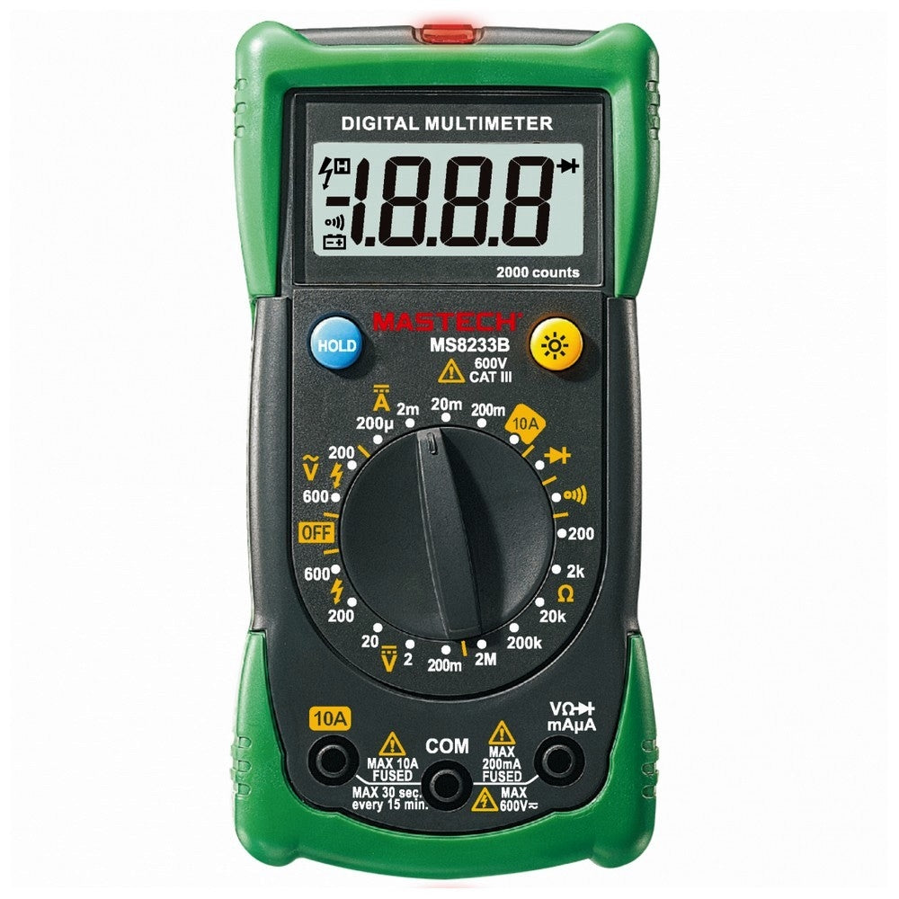 Mastech Digital multimeter CAT III 600V