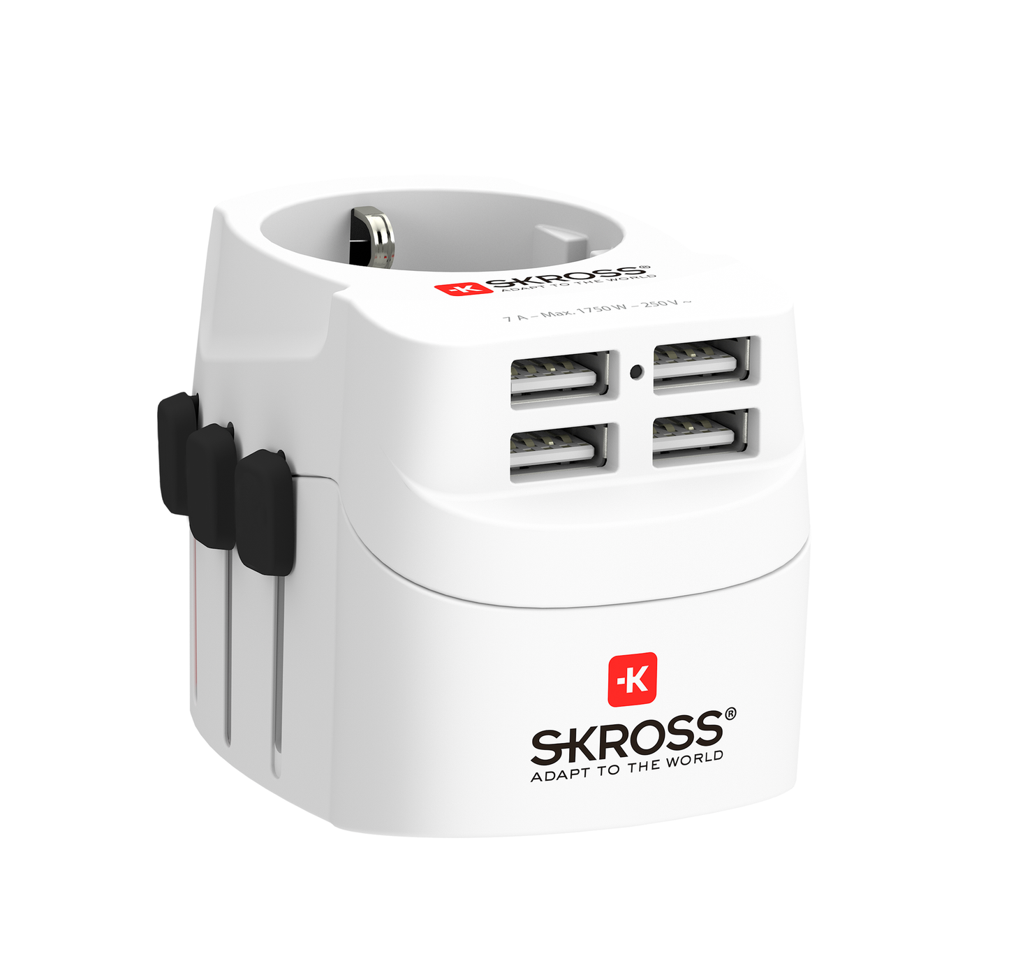 Travel adapter world 4xUSB A 1.302461 1750W