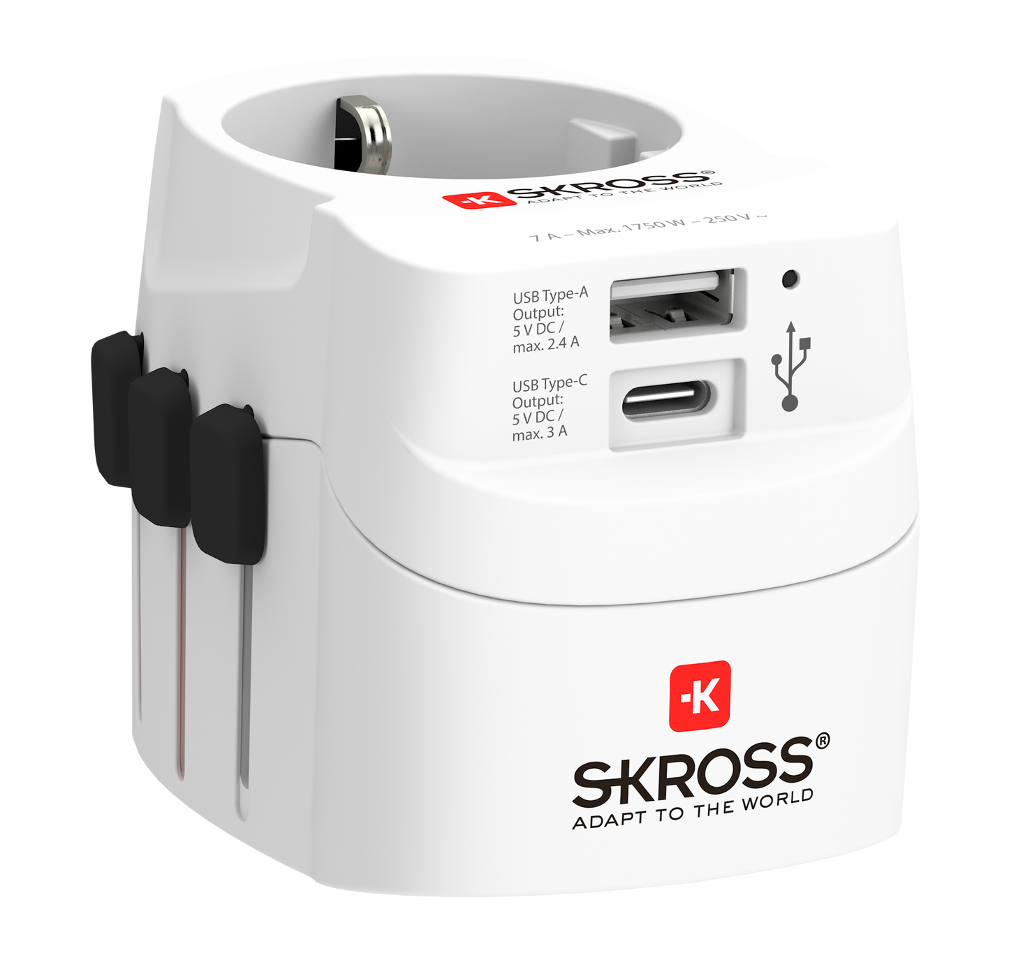 Matka-adapteri world USB AC 1.302462 1750W