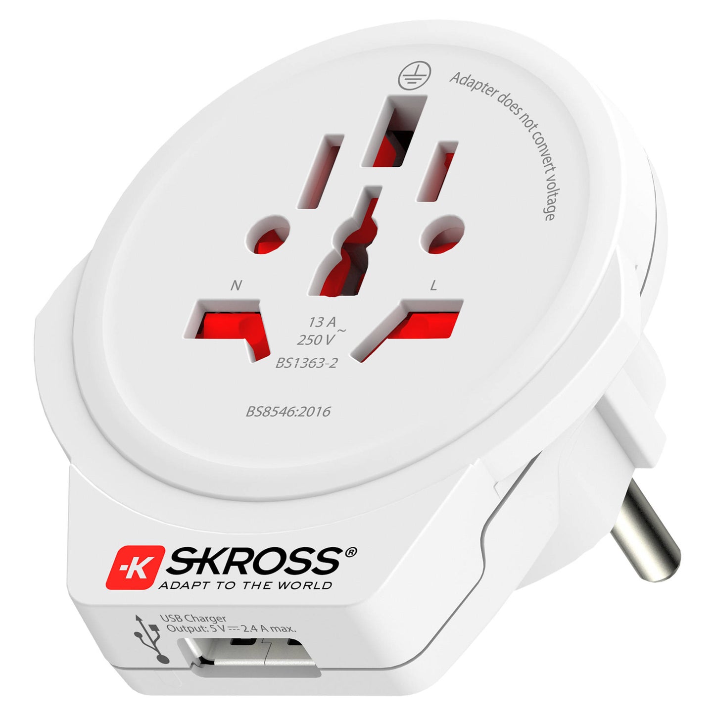 Matkailijan adapteri world USB-A 1.302535