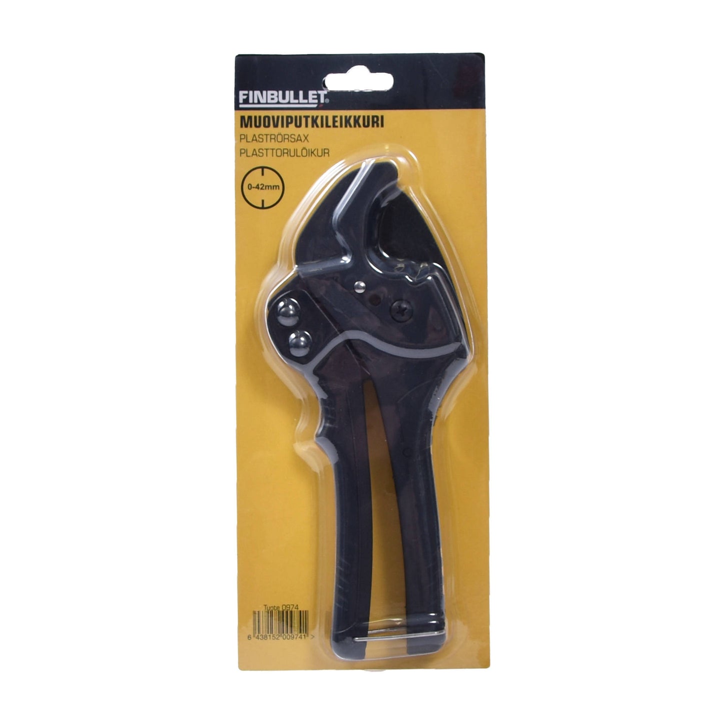 Plastic pipe cutter 0-42mm 210mm stainless steel