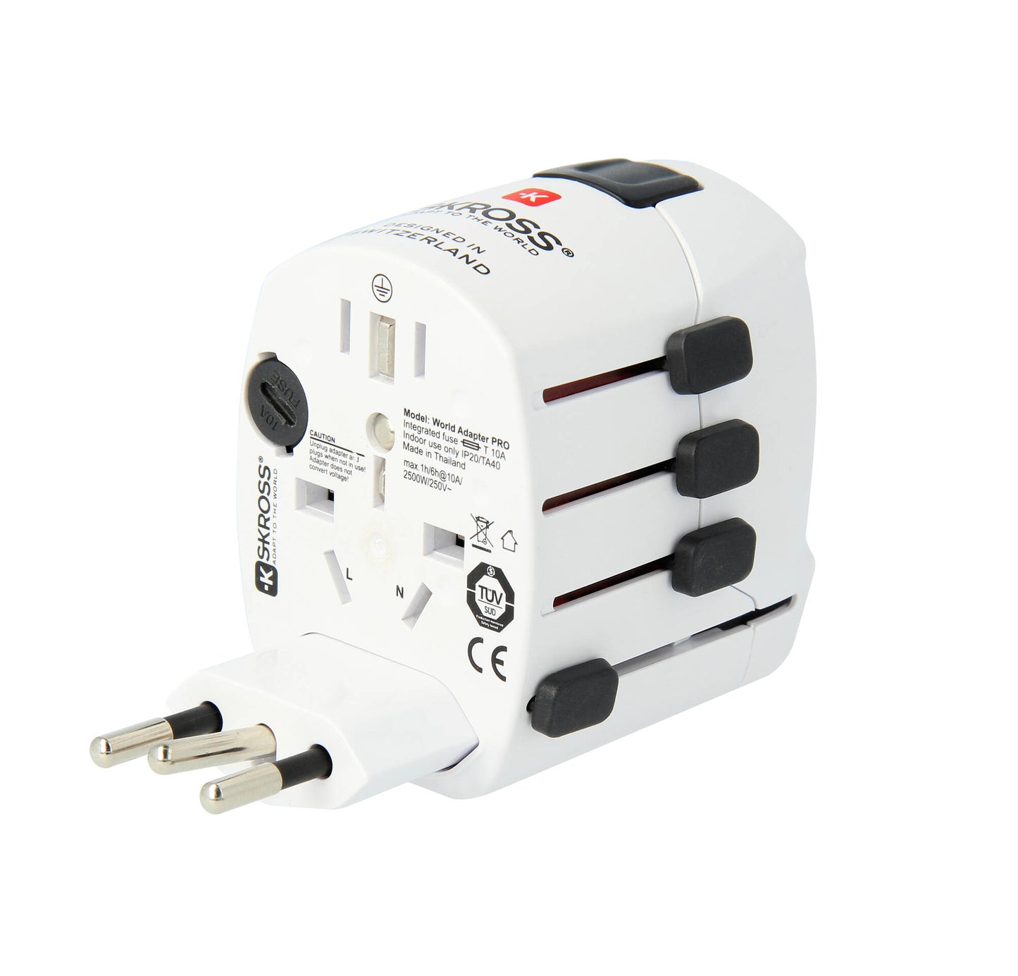 Skross World Adapter PRO EUR->world, grounded
