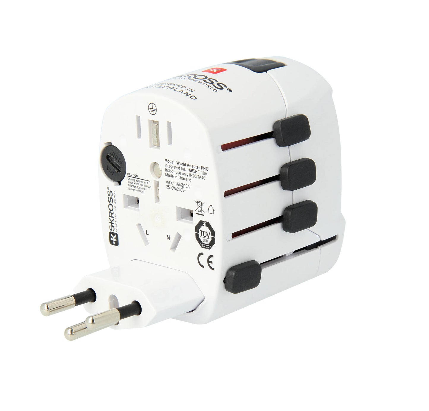 Skross World Adapter PRO EUR->world, grounded
