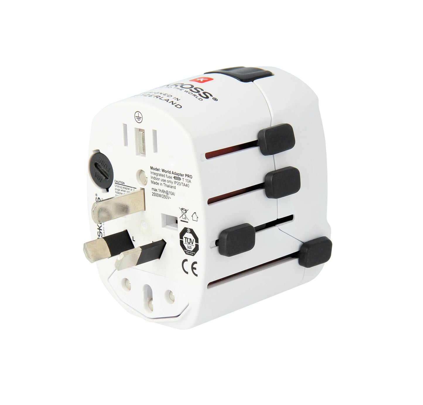 Skross World Adapter PRO EUR->world, grounded
