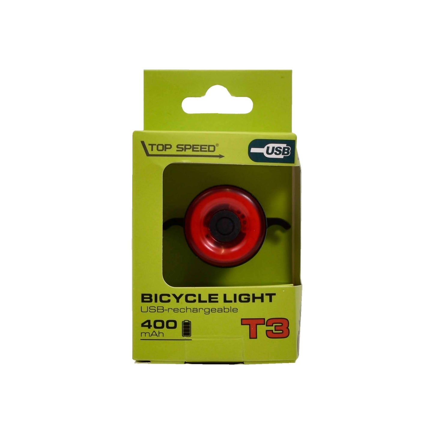 Top Speed Bicycle rear light COB LED 30lm