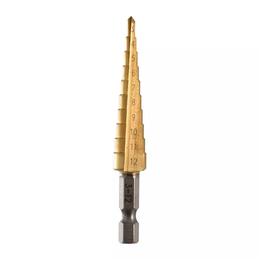 Askelpora 3-12mm HSS M35 Tin Mittasyvyys 4,75mm koko