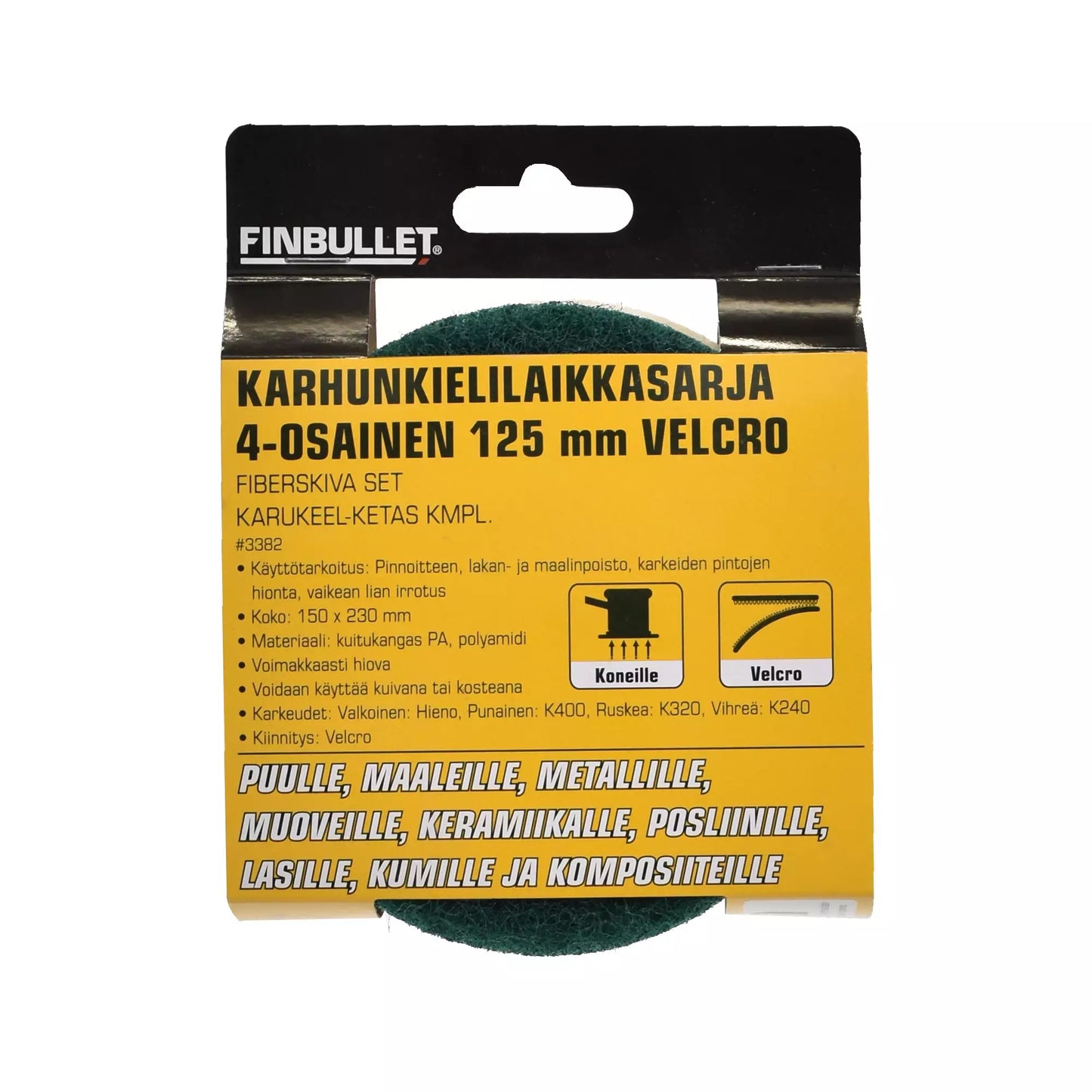 Karhunkielilaikkasarja 125mm 4-os