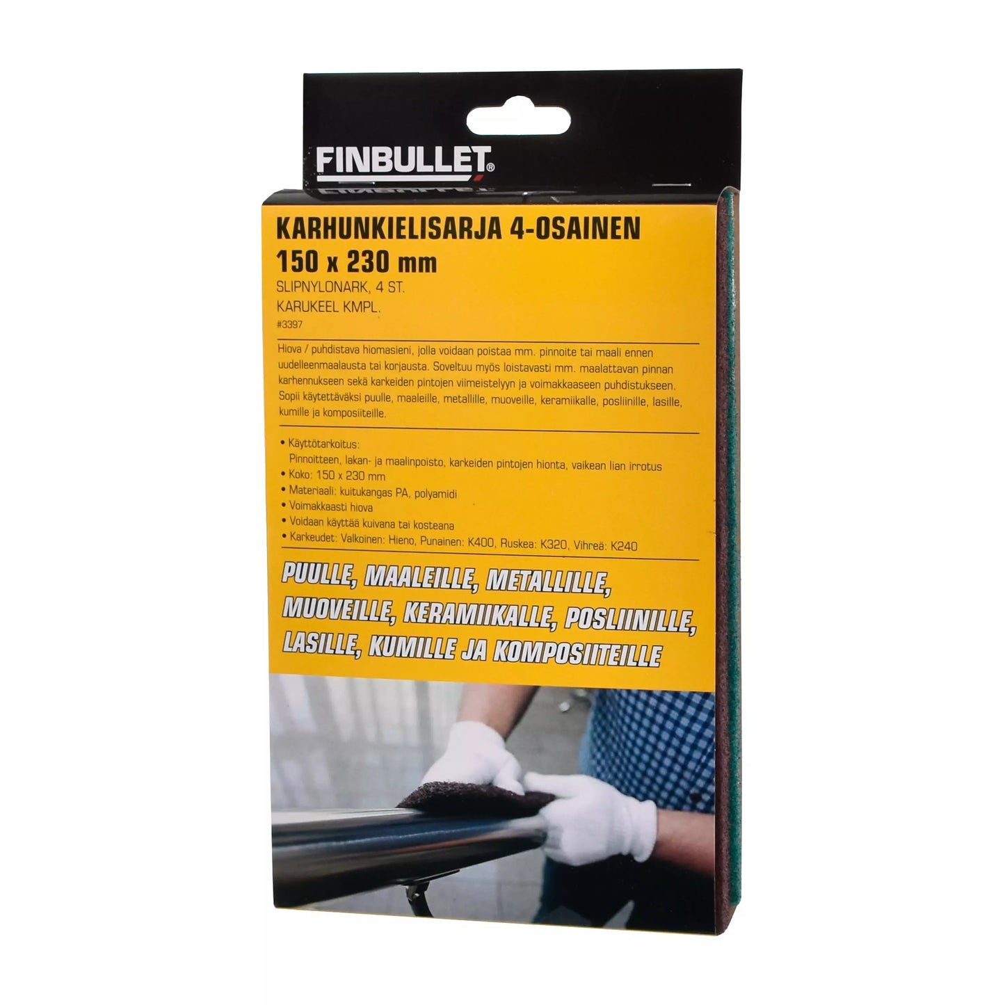 Finbullet Karhunkielisarja 4-osainen 150 x 230 mm