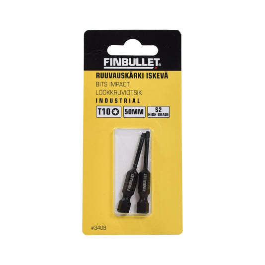 Konekärki iskevä T10*50mm 2kpl Erikoisterä iskukoneille