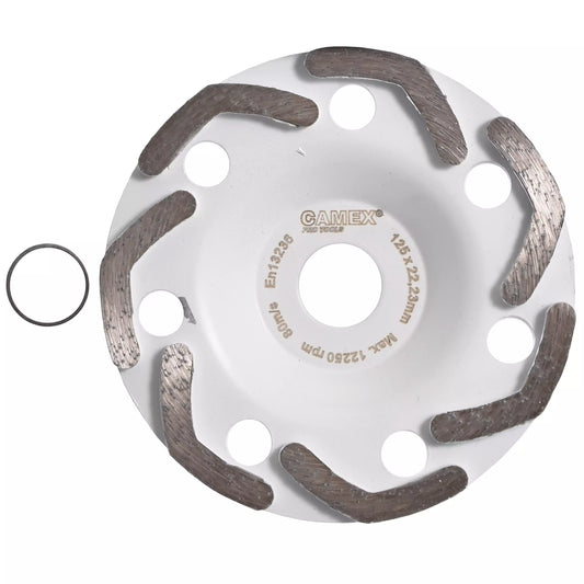 Camex Timanttikuppilaikka 125 mm (7 segmenttiä / 8 mm)