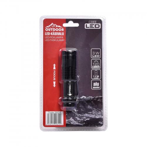 Outdoor LED flashlight 3 W