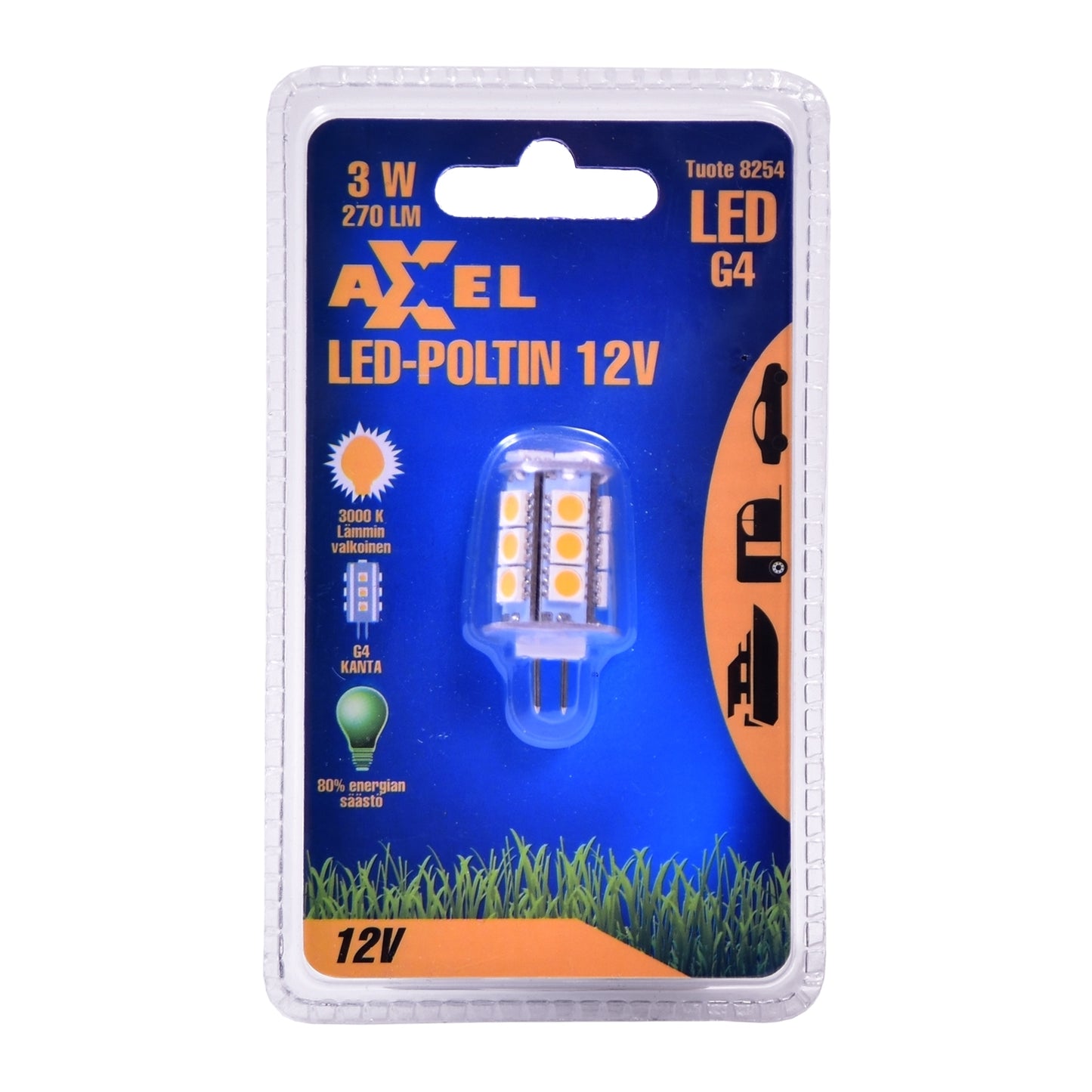 Axxel 12 V LED torch G4 3 W