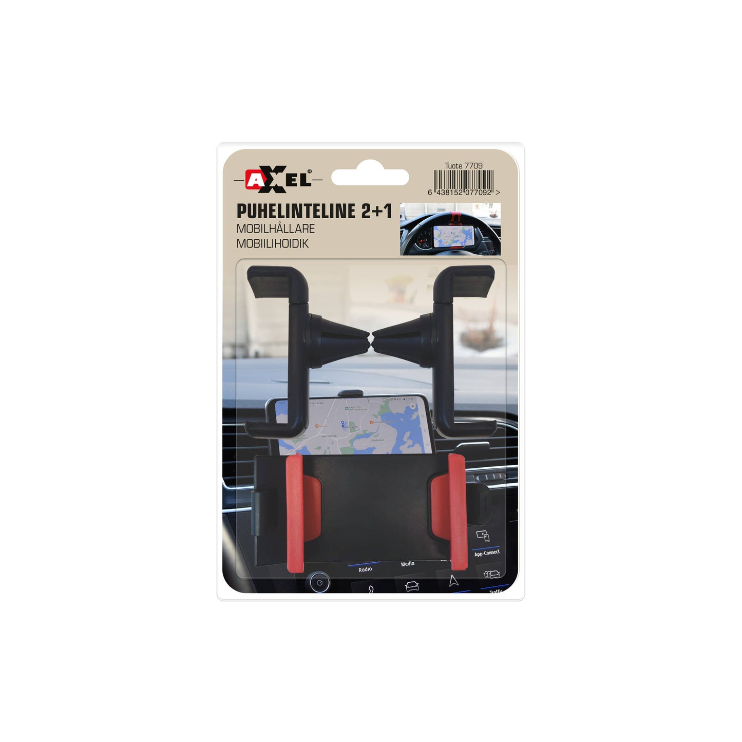 Axxel Car phone holder 1+2