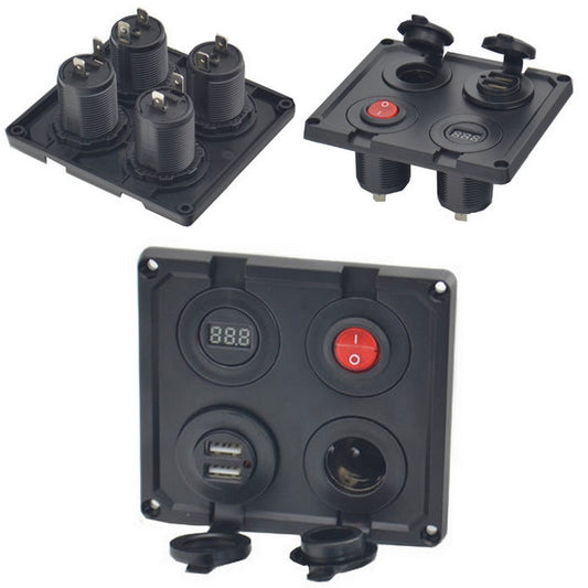 Axxel Switch panel 2xUSB + double ignition point + voltmeter