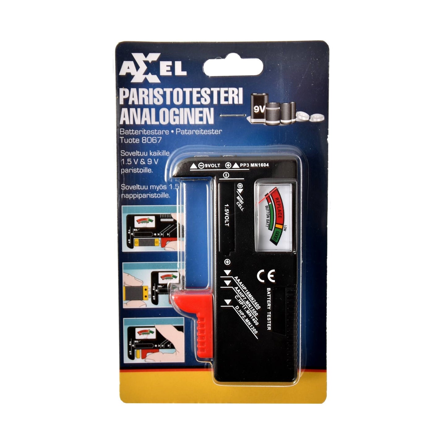 Axxel Paristotesteri 1.5 - 9V