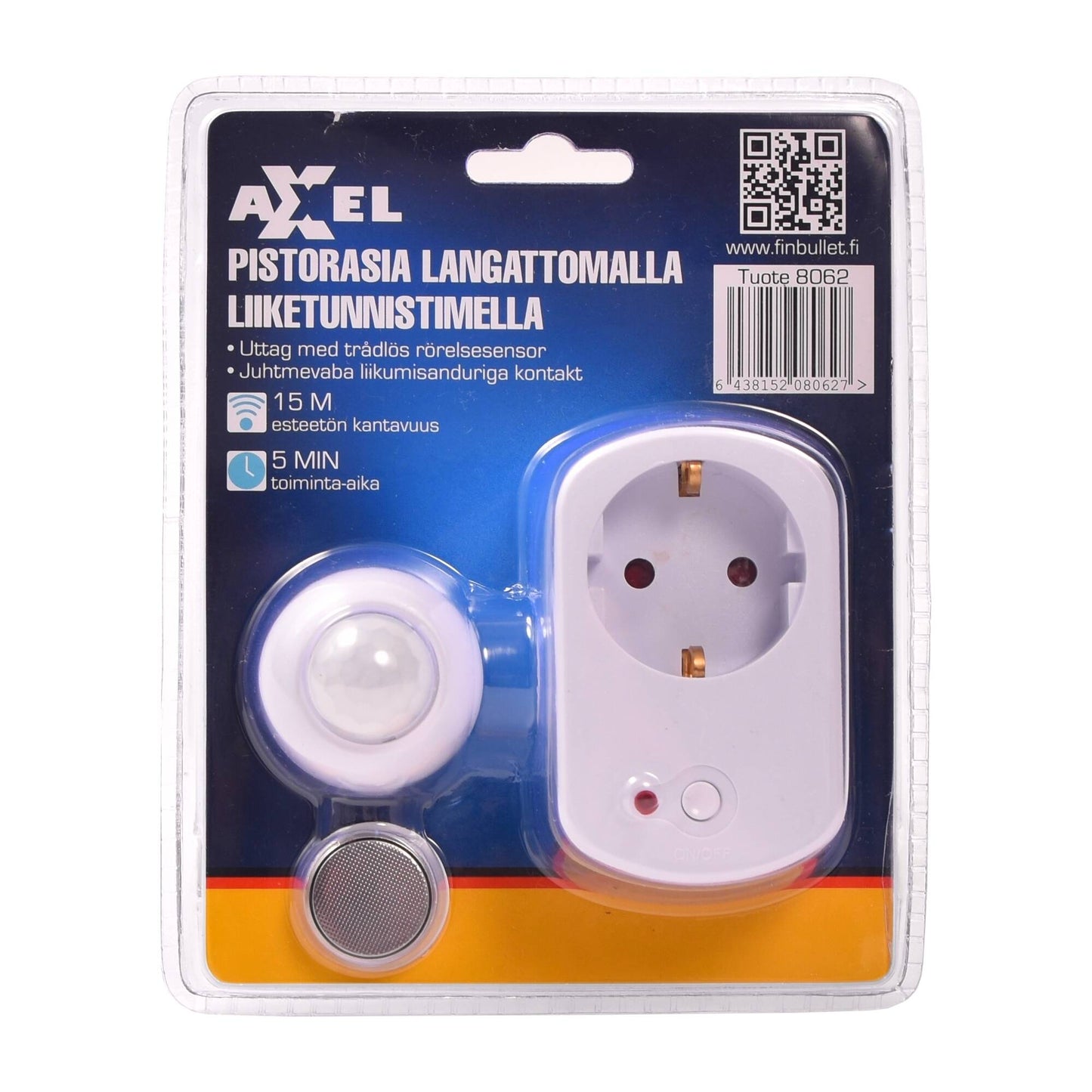 Axxel Socket with wireless motion sensor