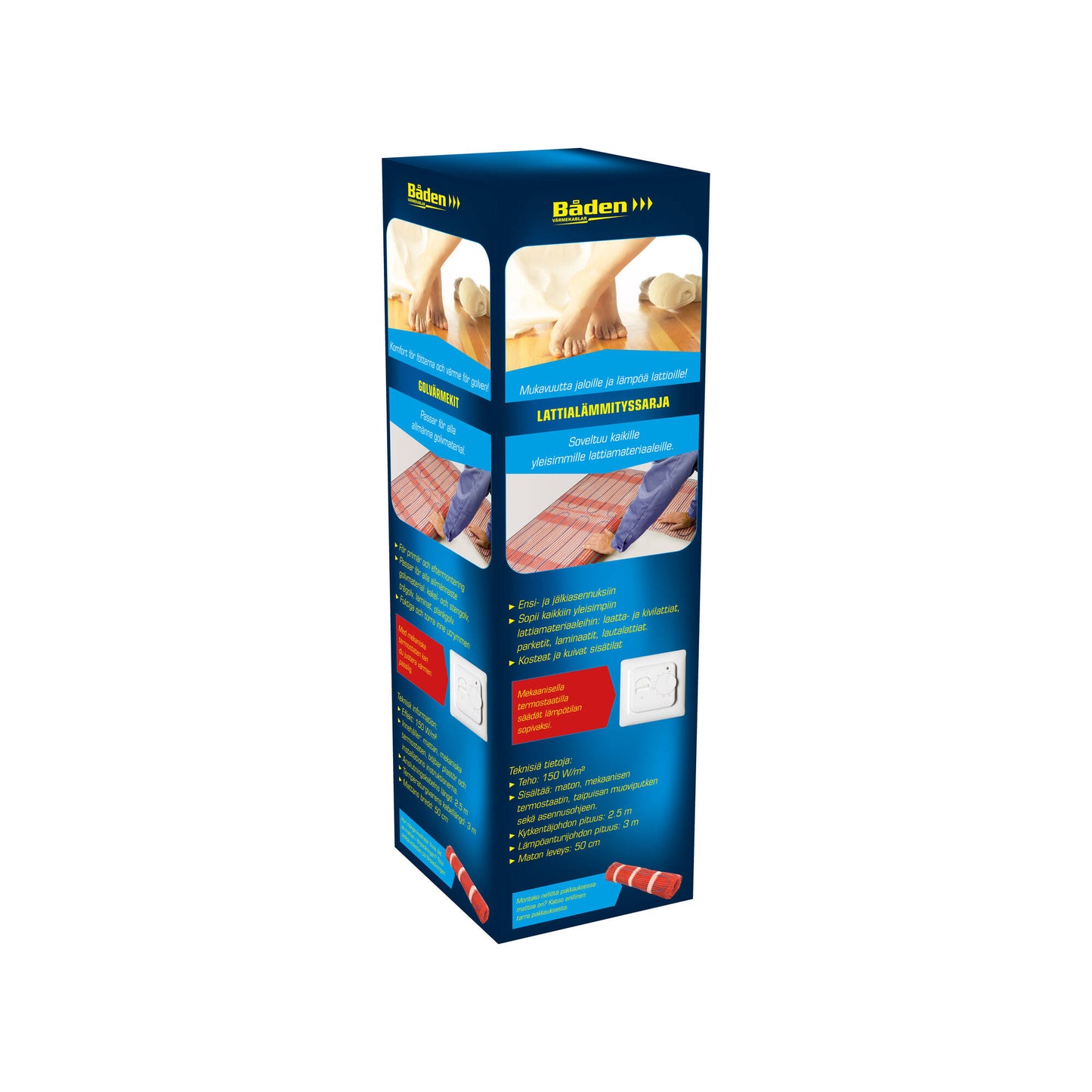 Båden Floor heating set 150 W/m2