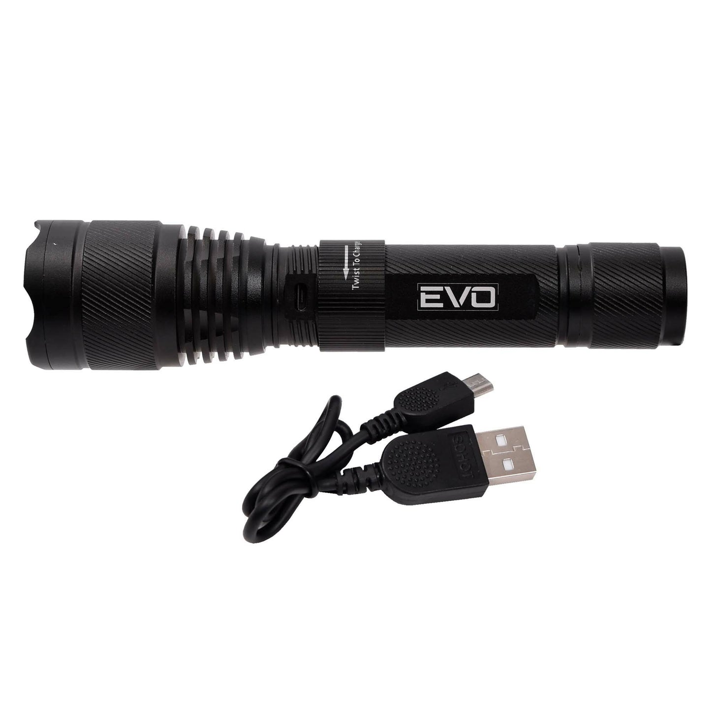 EVO Flashlight 10W CREE XPL LED rechargeable