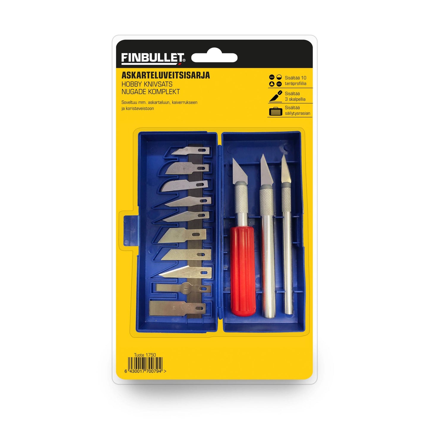 Finbullet Craft knife set 13-pcs