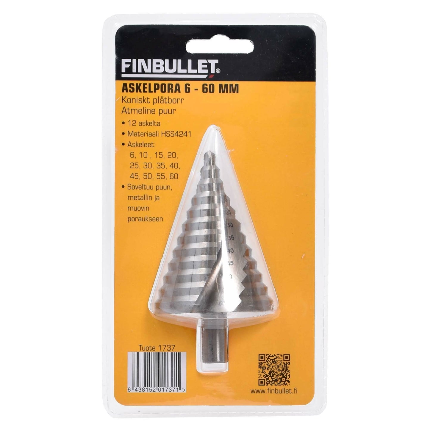 Finbullet Step drill 6-60mm