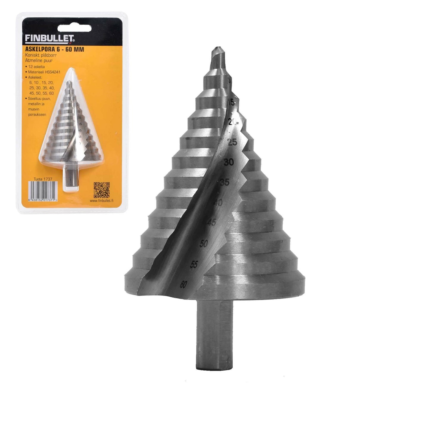 Finbullet Step drill 6-60mm