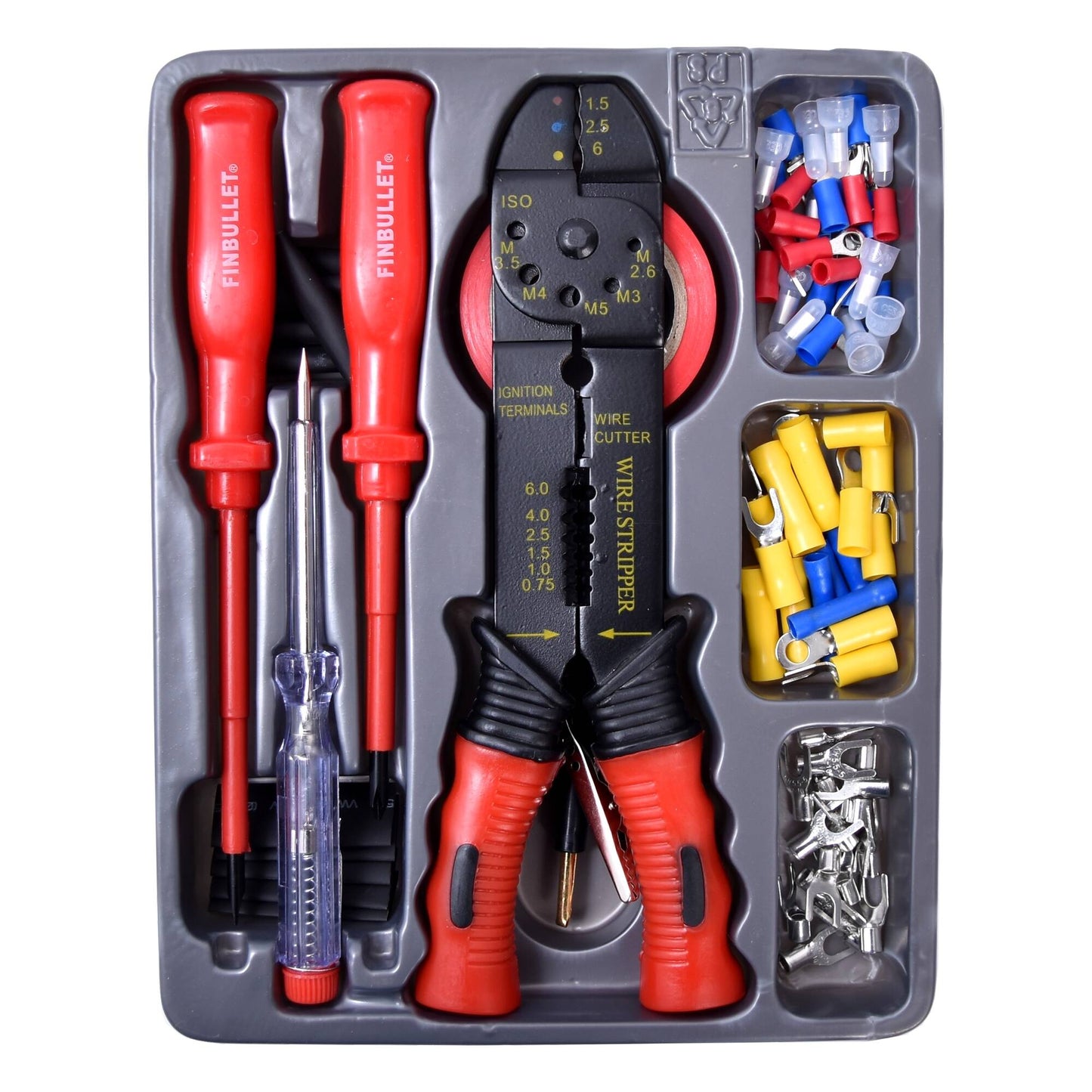 Finbullet Automotive electrical tool kit 82-piece
