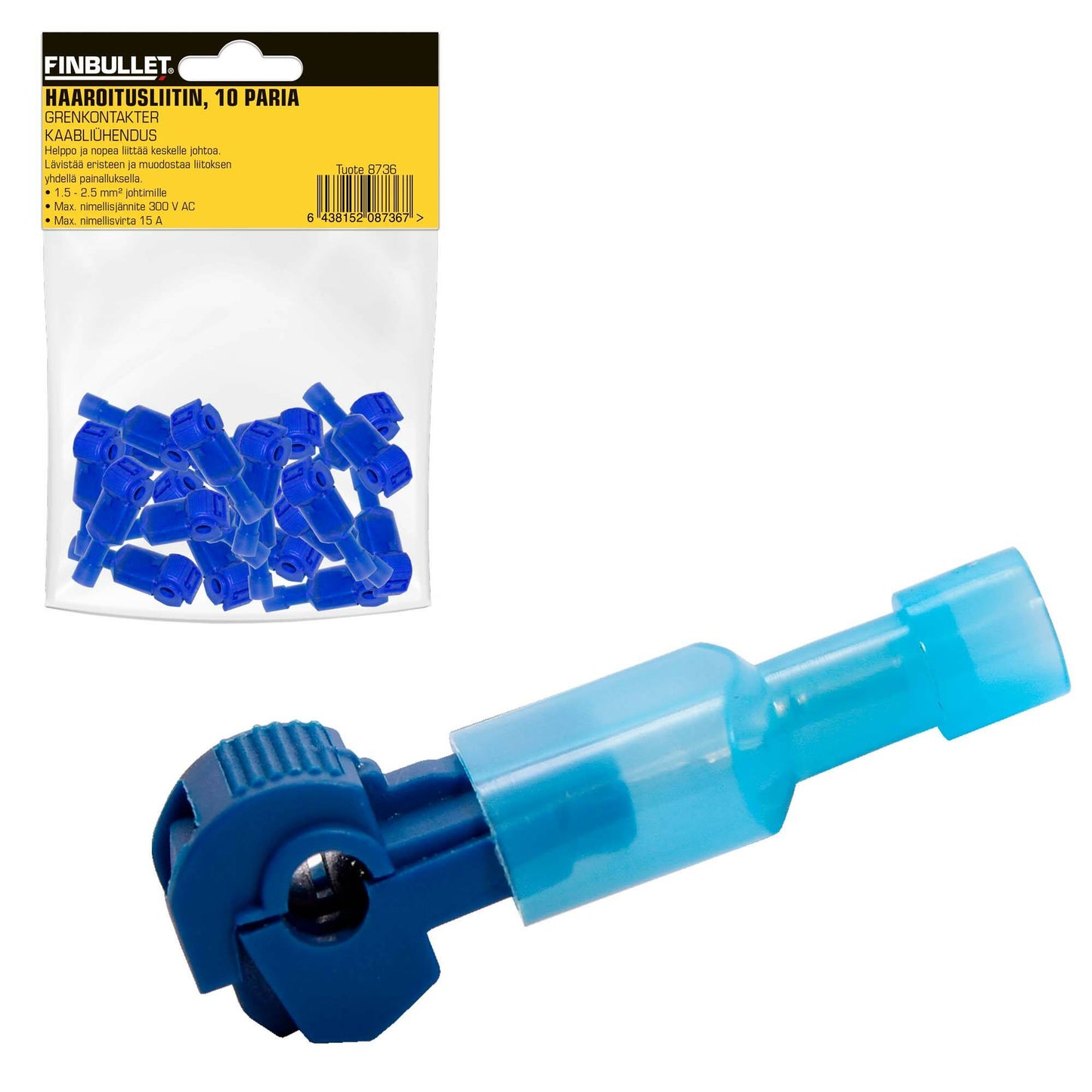 Finbullet Branch connector 1.5-2.5 mm² 10 branches