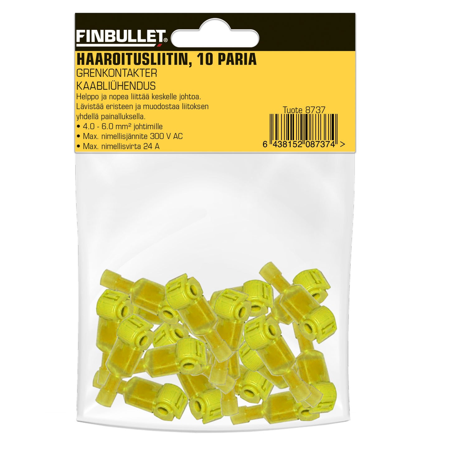 Finbullet Branch connector 4.0-6.0mm² 10 branches