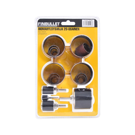 Finbullet Grinding socket set 20-pcs