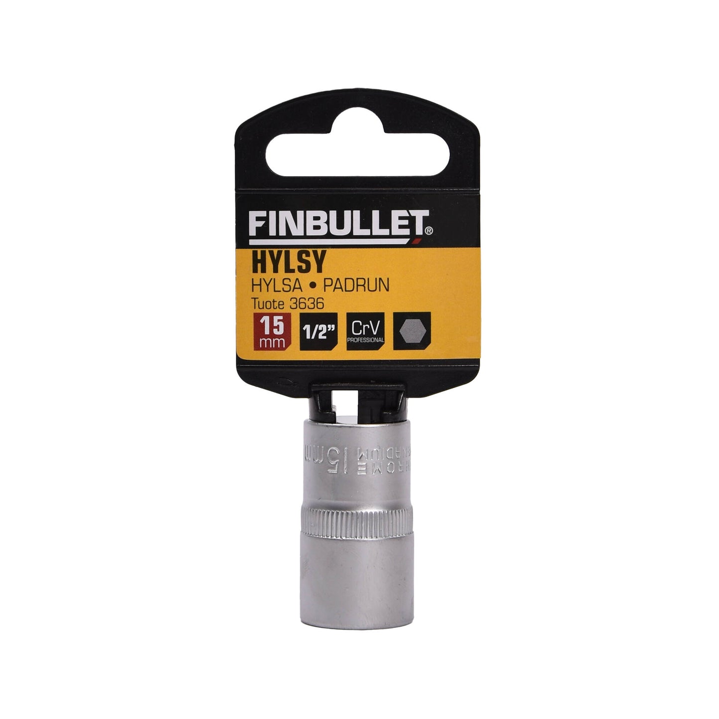 Finbullet Socket 1/2" 15mm