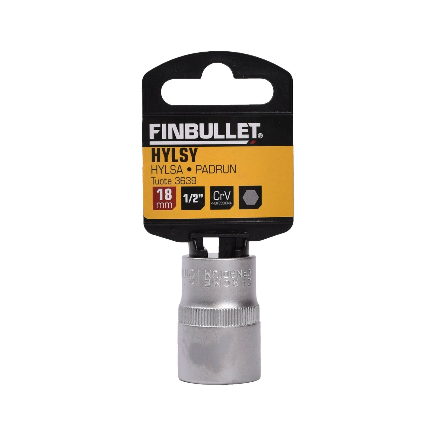 Finbullet Socket 1/2" 18mm