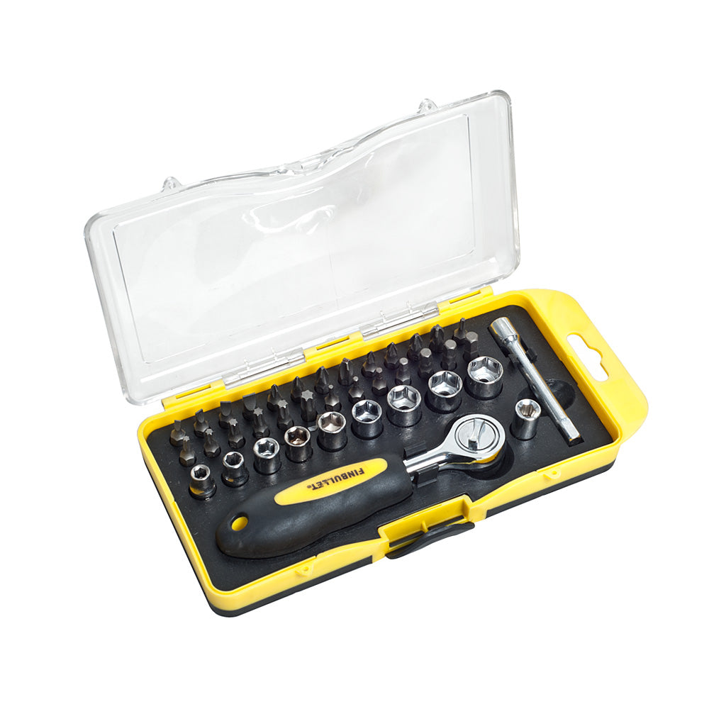 Finbullet Socket/screwdriver bit set 38-pcs