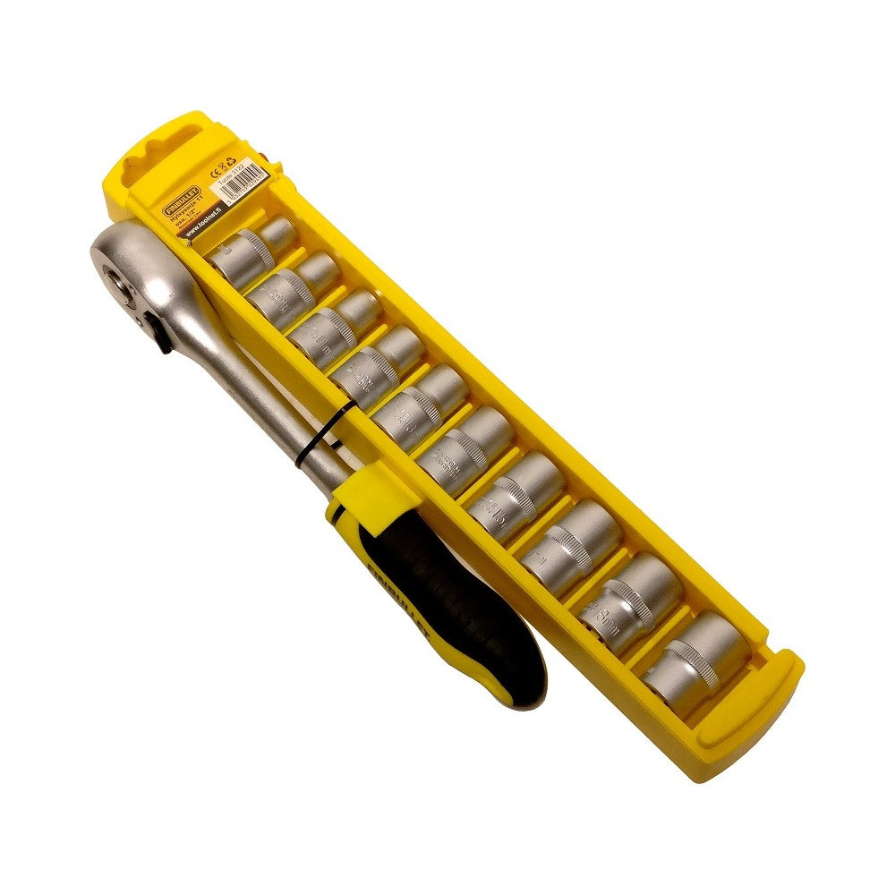Finbullet Socket set 1/2" 11-section 9-19mm