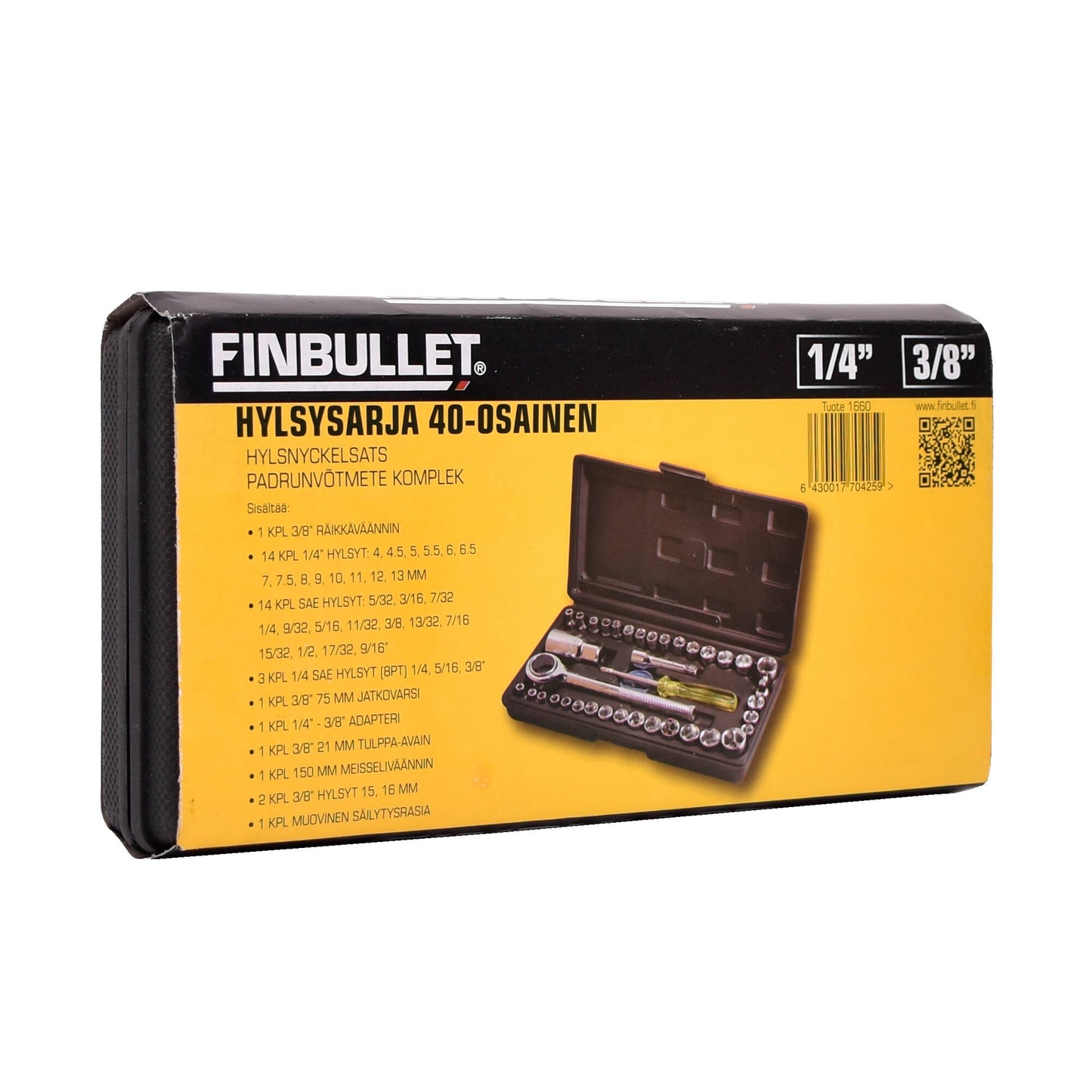 Finbullet Socket set 40 pieces