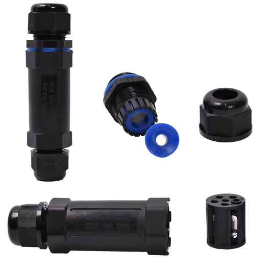 Finbullet Extension connector 5-pin IP68 0.5-2.5mm²