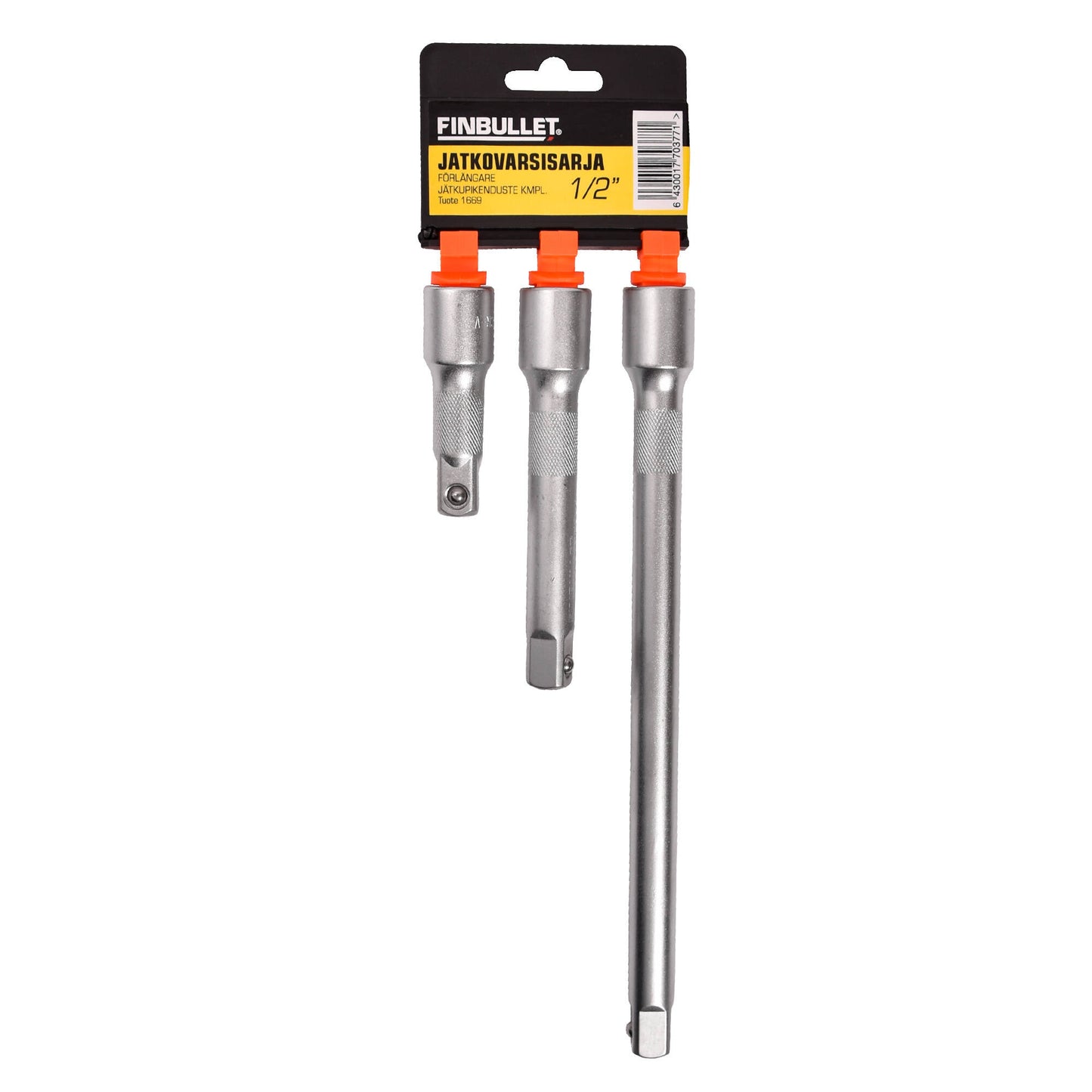Finbullet Extension arm set 1/2" 75-250mm 3-part