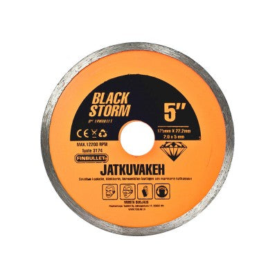 Finbullet Continuous ring diamond blade 125 mm