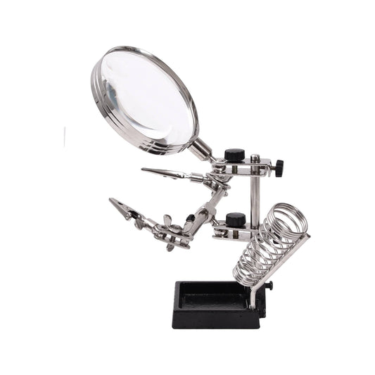 Finbullet Soldering stand with magnifying glass
