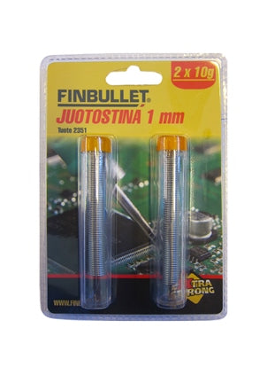 Finbullet Juotostina 1mm 2x10g