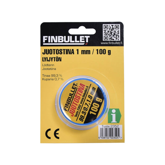 Finbullet Solder lead-free 1.0mm 100g