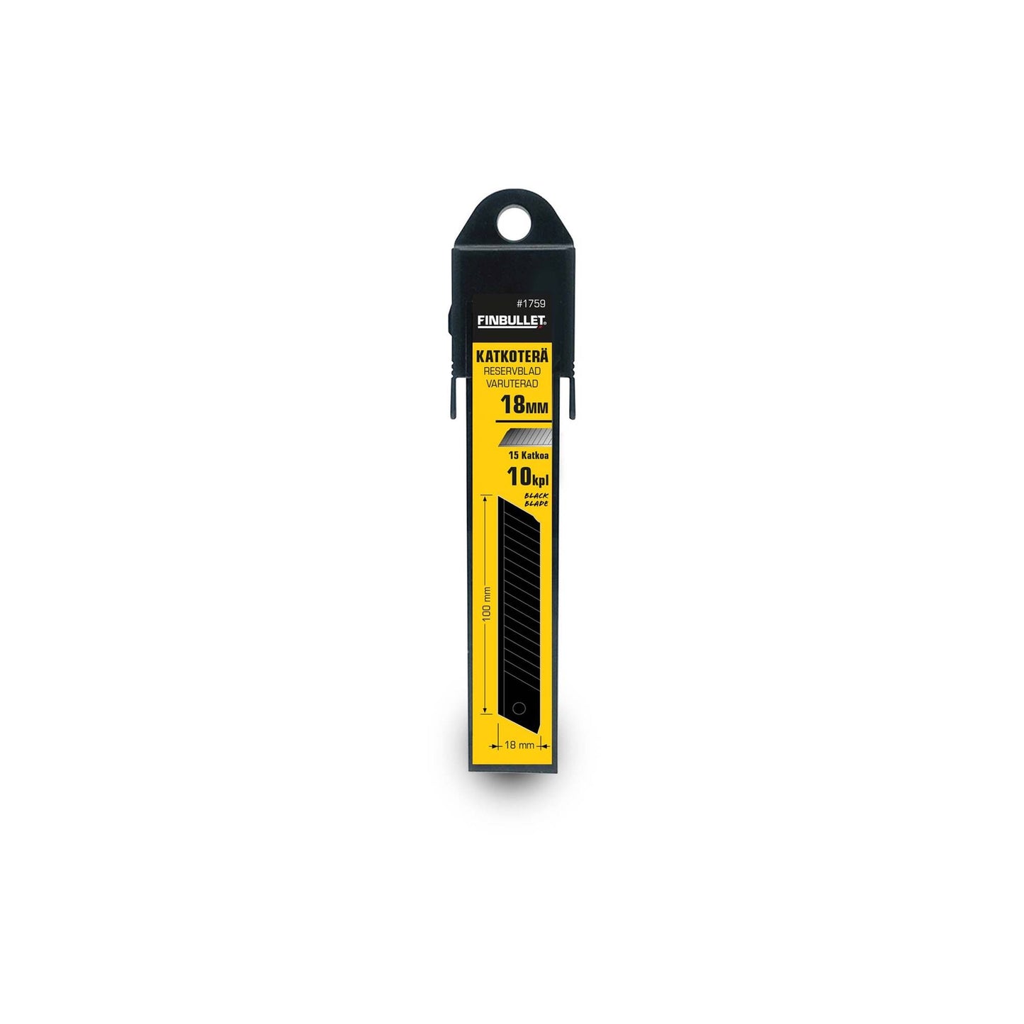 Finbullet Cutter set 18mm 10 pcs