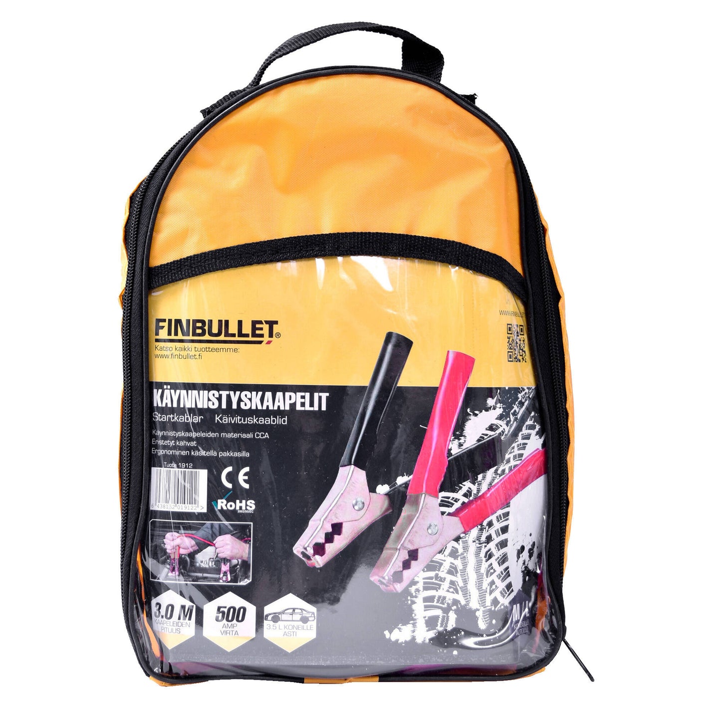 Finbullet Starter cables 500A 3m
