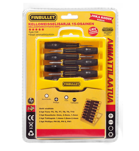 Finbullet Bell Chisel Set 15 pcs