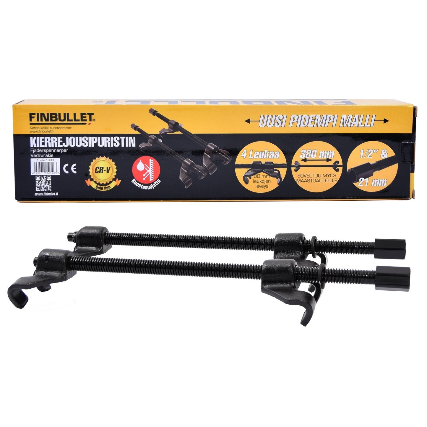 Finbullet Spiral spring press 4 jaws