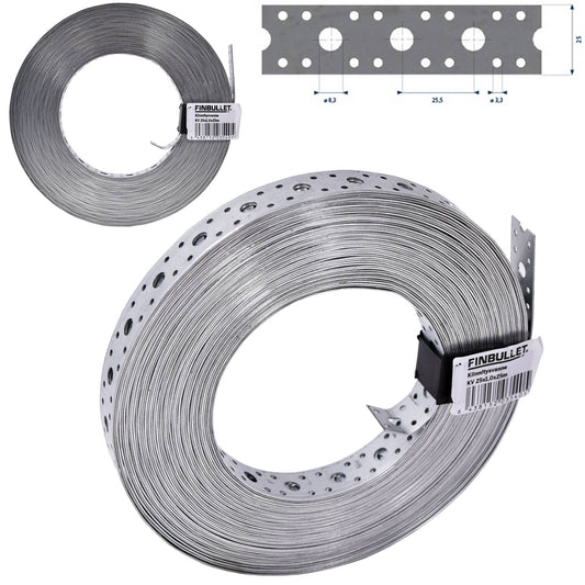 Finbullet Fixing ring 25mm x 1 mm x 25m